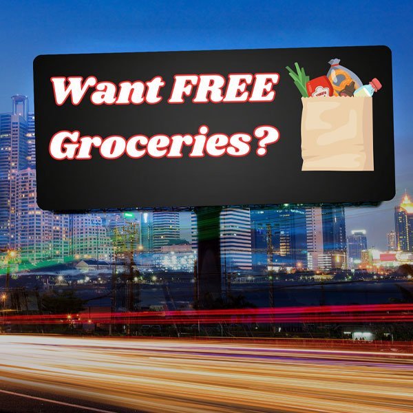 RHINO Abogados - Billboard Grocery Giveaway