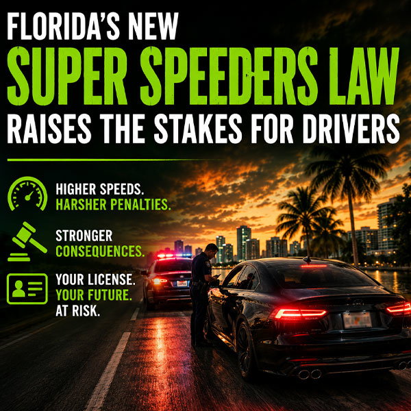 La Nueva Ley de “Super Infractores” de Florida Aumenta los Riesgos para los Conductores Mientras que los Abogados de RHINO Amplían la Guía para la Defensa contra Excesos de Velocidad